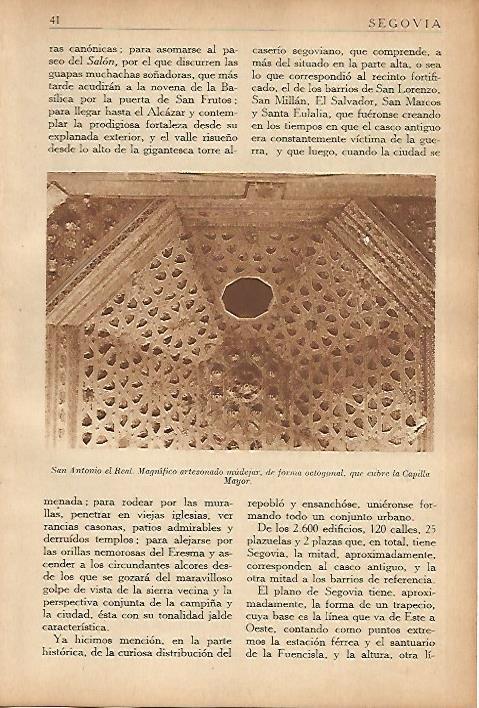 LAMINA 5620: Artesonado mudejar de San Antonio el Real