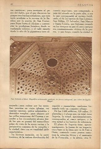 LAMINA 5620: Artesonado mudejar de San Antonio el Real