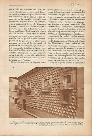 LAMINA 5621: Casa de los Picos