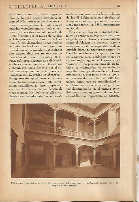 LAMINA 5623: Patio del Palacio de los Marqueses del Arco