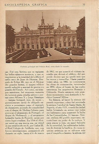 LAMINA 5625: Palacio Real de La Granja