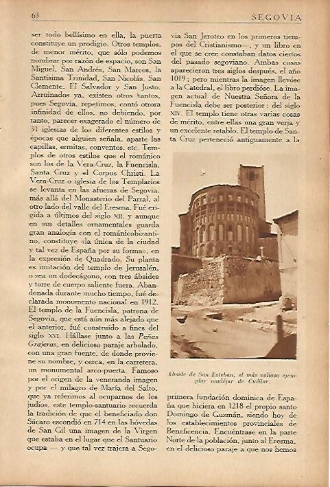 LAMINA 5631: Iglesia de San Esteban en Cuellar