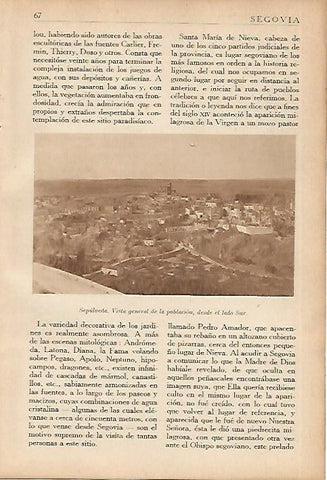LAMINA 5633: Vista de Sepulveda