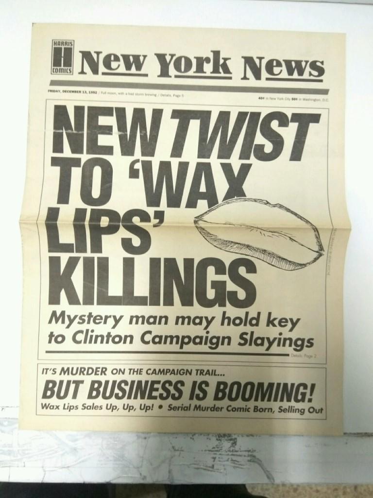Harris Comics: NEW YORK NEWS, Fryday, December 13, 1992 - POSTER TWISTER, Fact or Fiction?