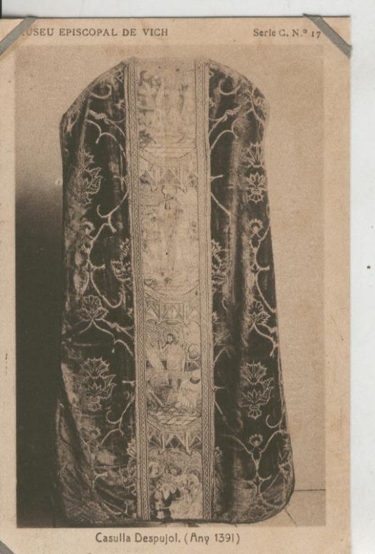 Postal 010205: Vich: museu episcopal:  casulla despujol