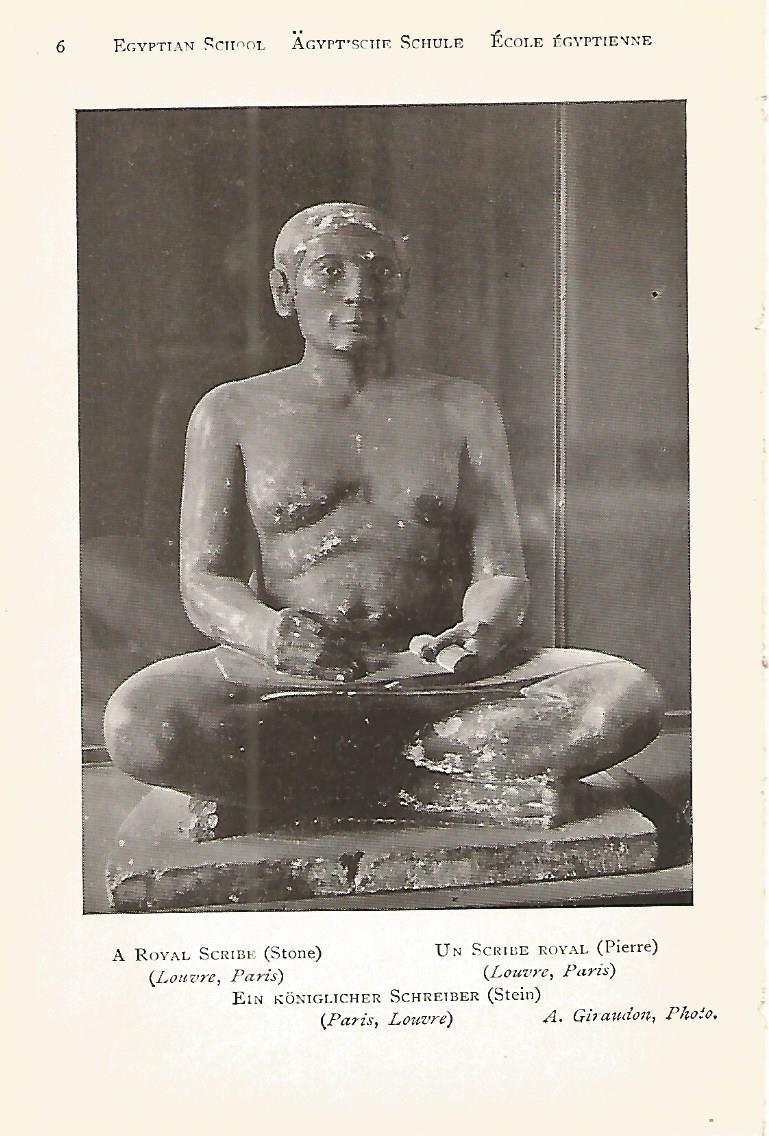 Lamina 898: EGIPTO. Escriba