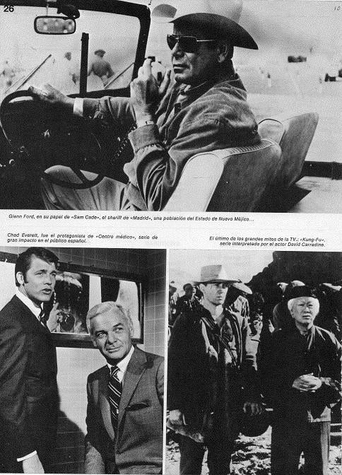 LAMINA 4825: Glenn Ford Chad Evertt David Carradine