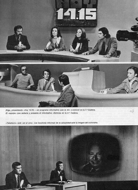 LAMINA 4828: Iñigo su equipo telediario