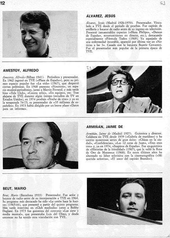LAMINA 4868: Jesus Alvarez Alfredo Amestoy Jaime de Armiñan Mario Beut