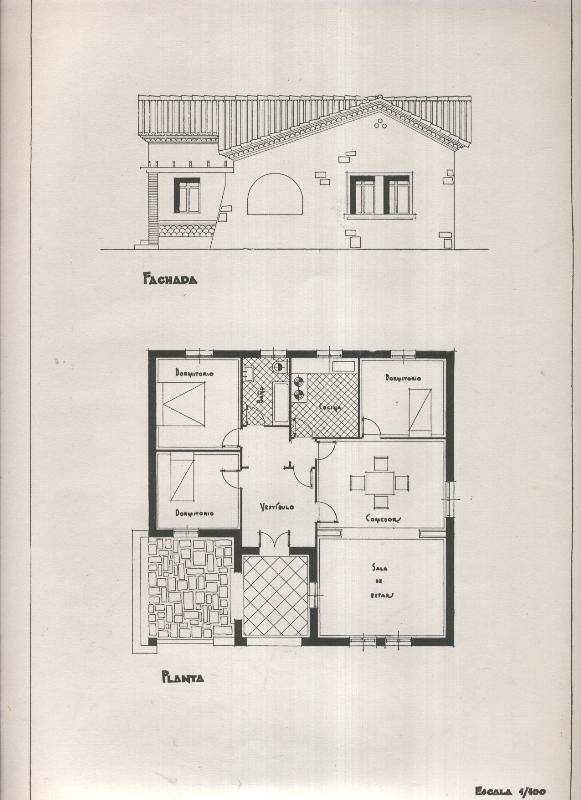 Planos modernos de Villas y Chalets modelo numero 12