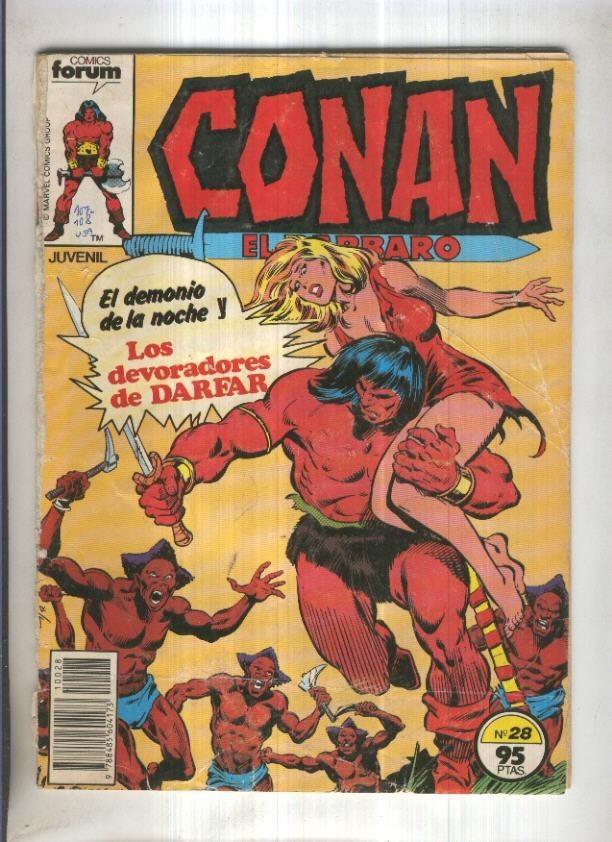 CONAN EL BARBARO, Vol.1 Numero 28: El Demonio de la Noche  (Forum)