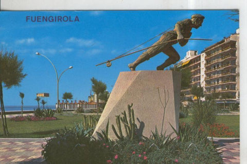 Postal 009810: Monumento al pescador de Fuengirola en Malaga
