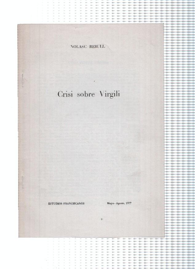 Crisi sobre Virgili: trabajo sobre el poeta Virgili