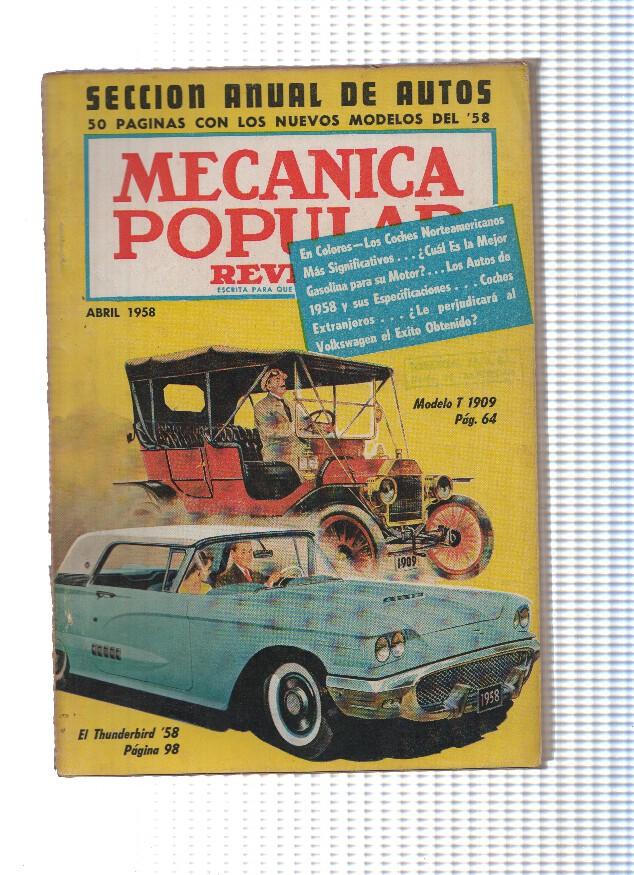 Mecanica Popular: abril 1958 (seleccion anual de autos)