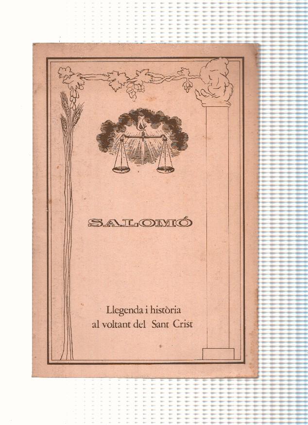 Salomo: Llegenga i historia al voltant del Sant Crist