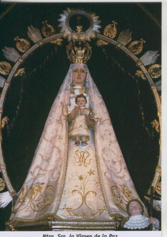 Postal 009918: Virgen Ntra Sra de la Paz, iglesia de San Andres Apostol en Toledo