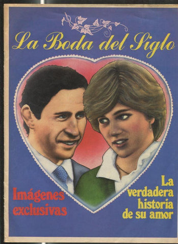 La boda del siglo: Carlos y Diana, version en comic