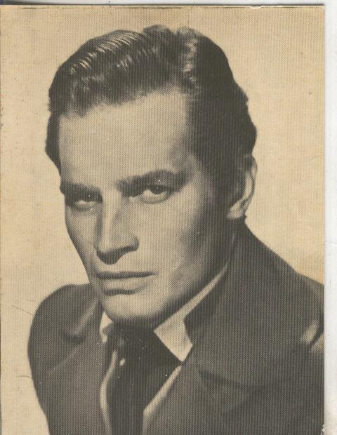 Postal Foto 0013 : Revista Florita numerada 03: Charlton Heston