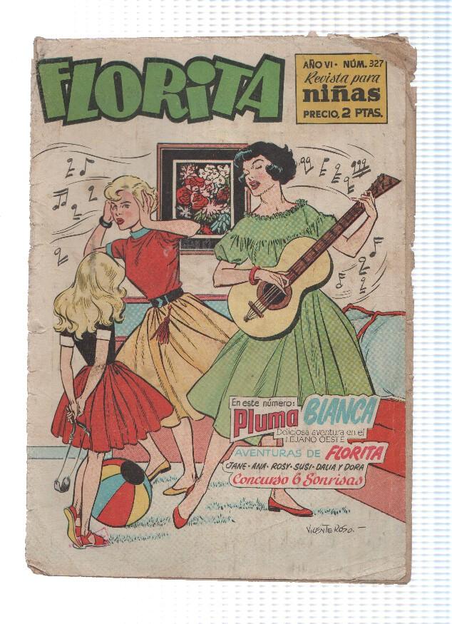 Florita numero 327 (falta el pliego central)