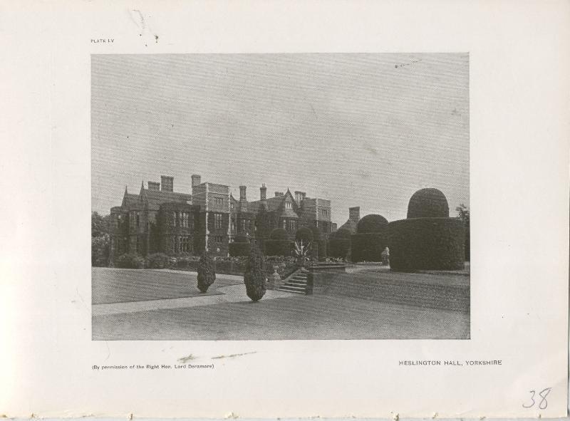 Jardines ingleses lamina 38: Heslington Hall, Yorkshire