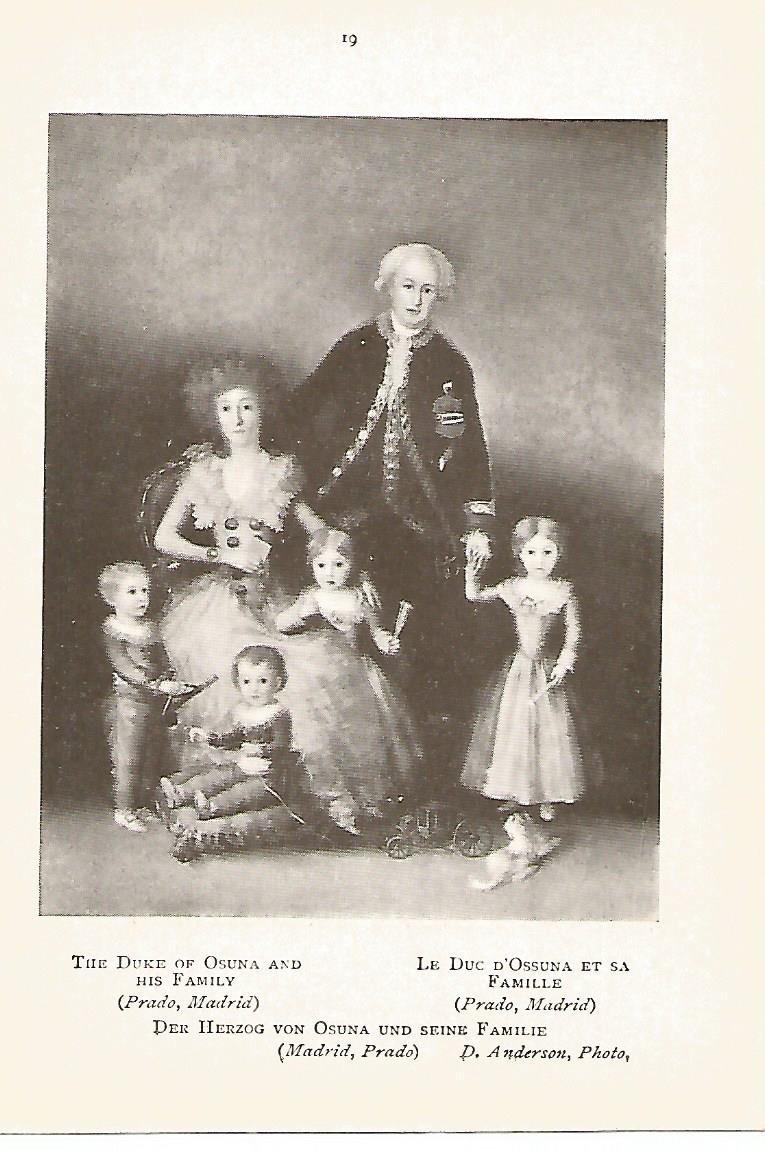 Lamina 684: GOYA. El Duque de Osuna y su familia