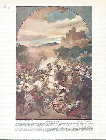 LAMINA 4577: Batalla de Clavijo