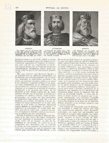 LAMINA 4644: Retratos de Viterico Gundemaro Sisebuto
