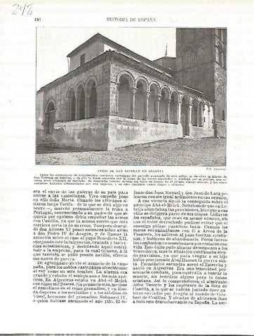 LAMINA 4761: Atrio de San Esteban en Segovia