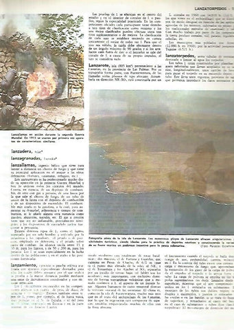LAMINA MONITOR 0307: VISTA AEREA DE LANZAROTE