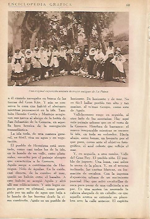 LAMINA 5465: Trajes antiguos en Las Palmas