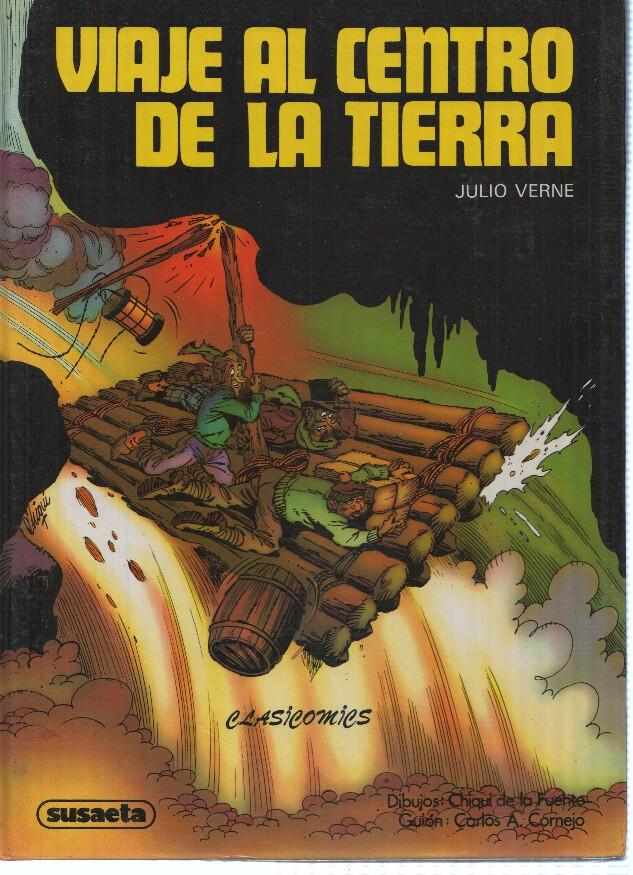 Clasicomics Susaeta: VIAJE AL CENTRO DE LA TIERRA, Julio Verne (Chiqui de la Fuente)