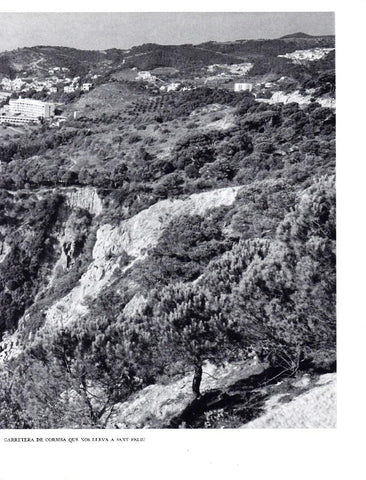 LAMINA 5665: Tossa y su costa desde la carretera a Sant Feliu