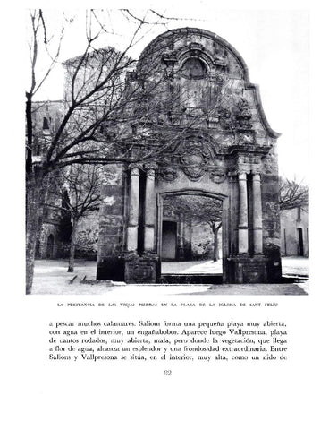 LAMINA 5673: Plaza de la iglesia de Sant Feliu