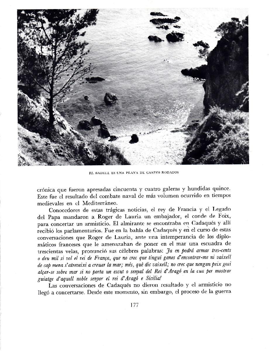 LAMINA 5712: El Badell playa de cantos rodados