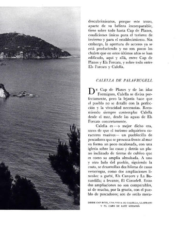 LAMINA 5716: Desde Cap Roig vista de Calella Llafranc y Cabo Sant Sebastia
