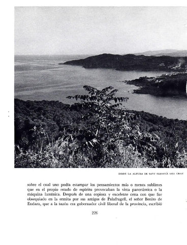 LAMINA 5733: Vista desde faro Sant Sebastia