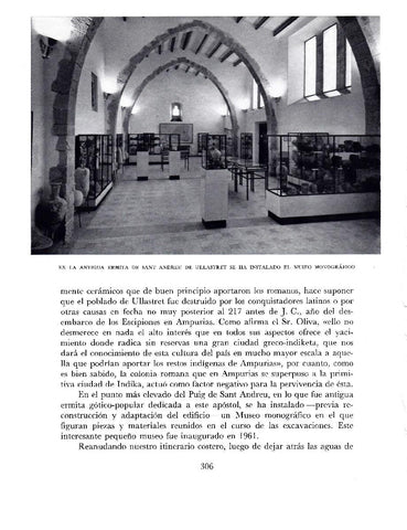 LAMINA 5767: Ermita Sant Andreu de Ullastret museo monografico