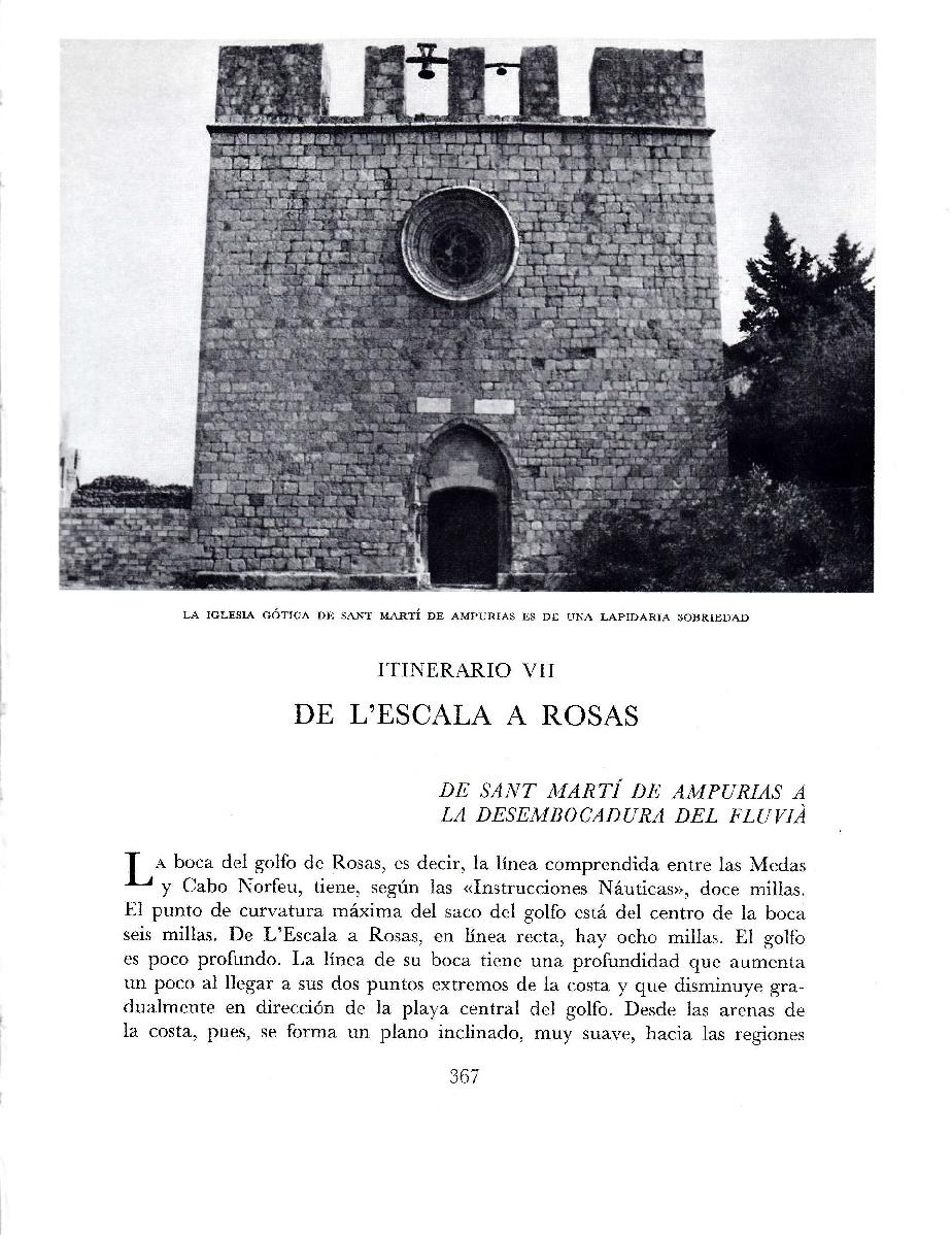LAMINA 5793: Iglesia gotica de San Marti de Ampurias