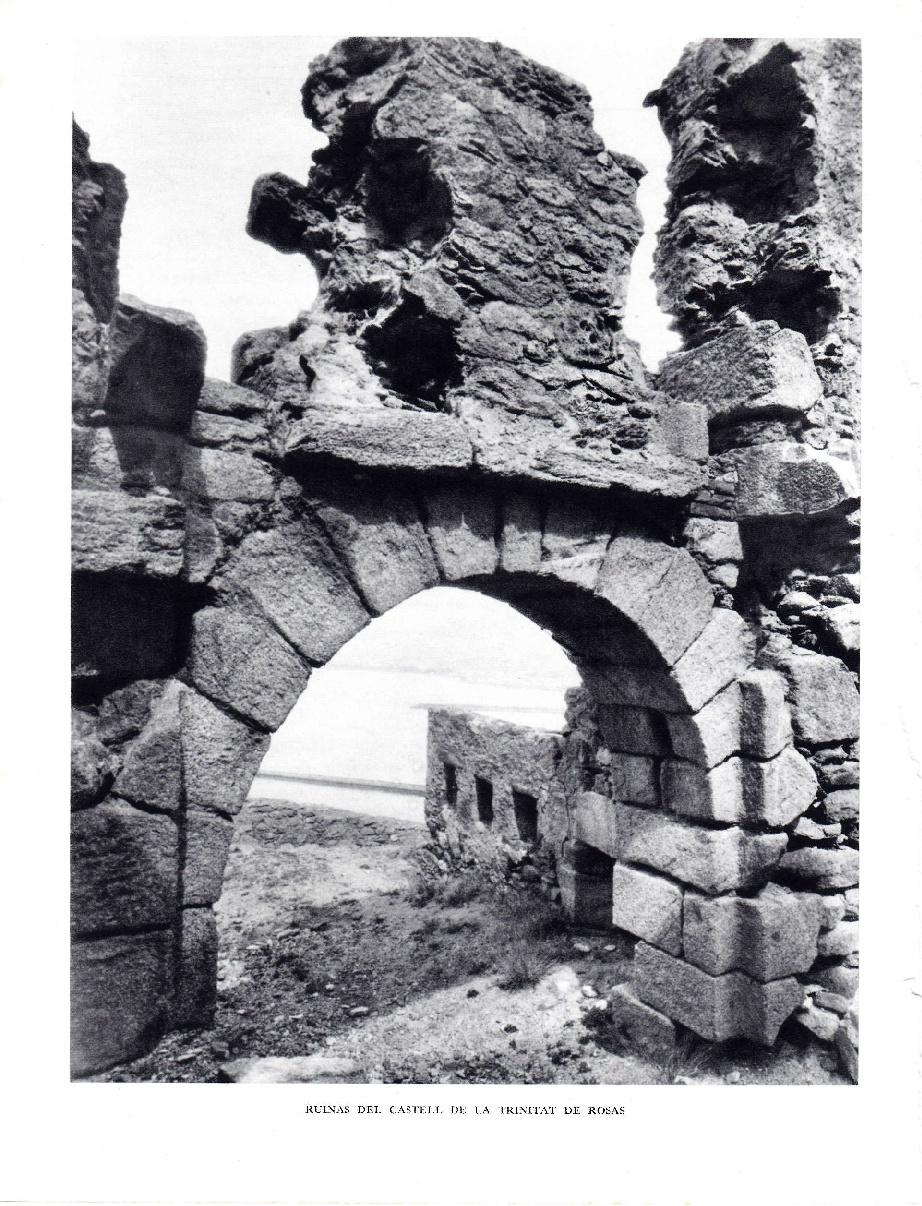 LAMINA 5805: Ruinas del Castell de la Trinitat en Roses