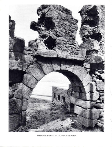 LAMINA 5805: Ruinas del Castell de la Trinitat en Roses