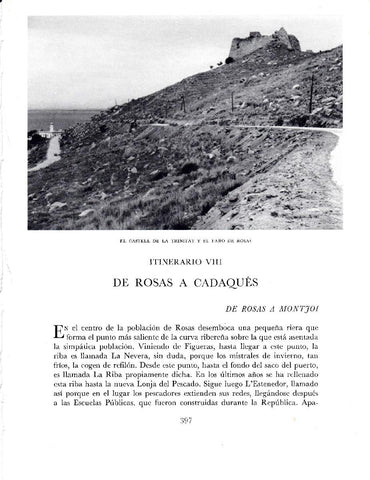 LAMINA 5806: El Castell de la Trinitat y el faro de Rosas