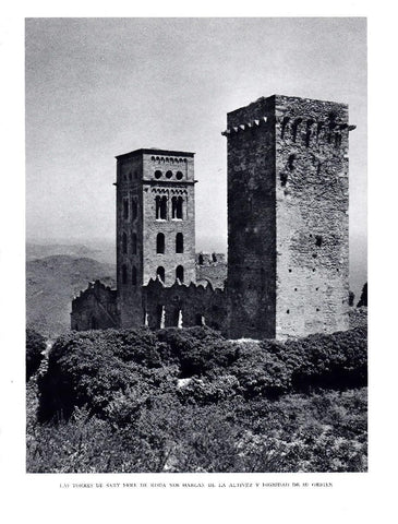 LAMINA 5846: Las torres de Sant Pere de Roda