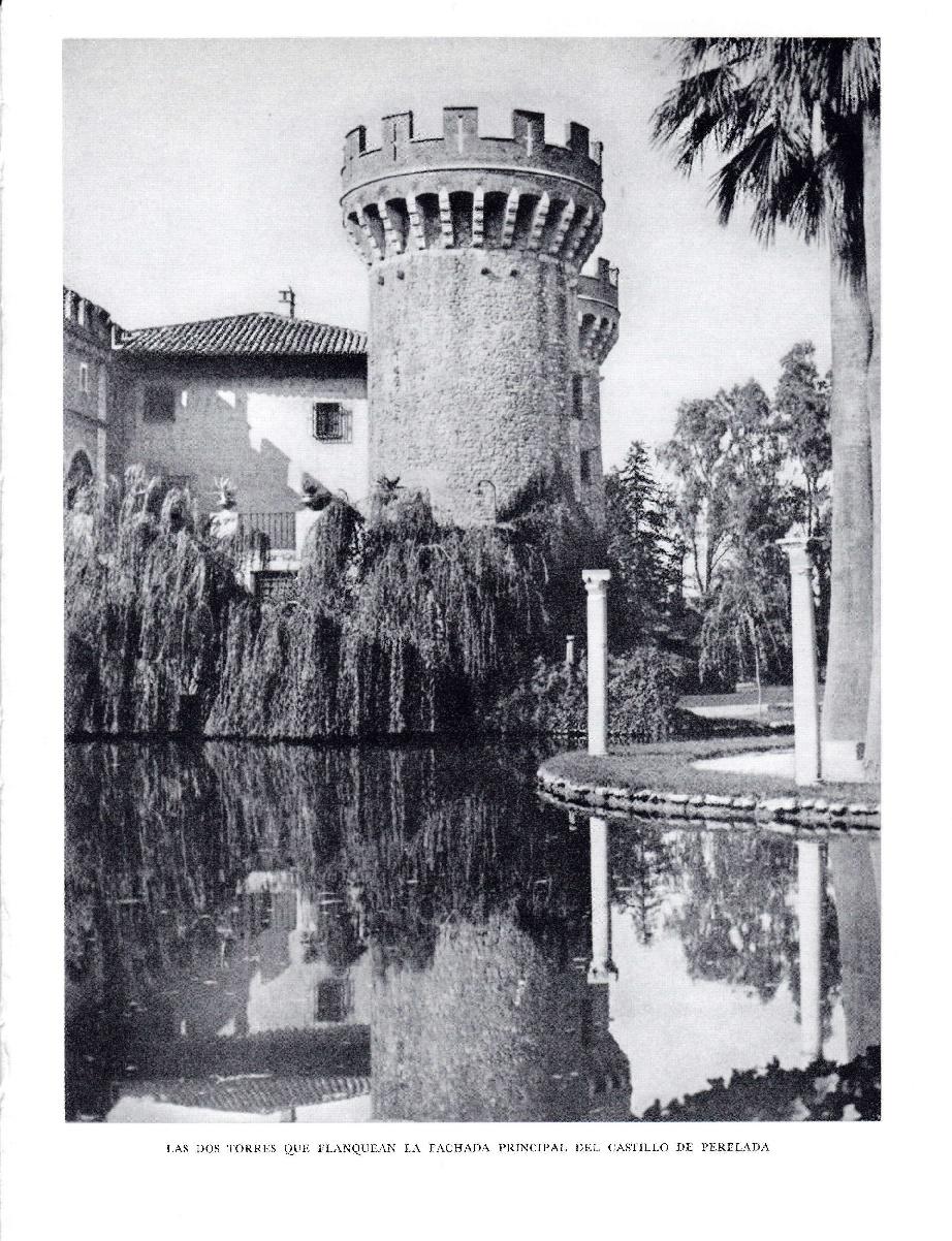 LAMINA 5858: Las Dos Torres de la entrada principal del Castillo de Perelada