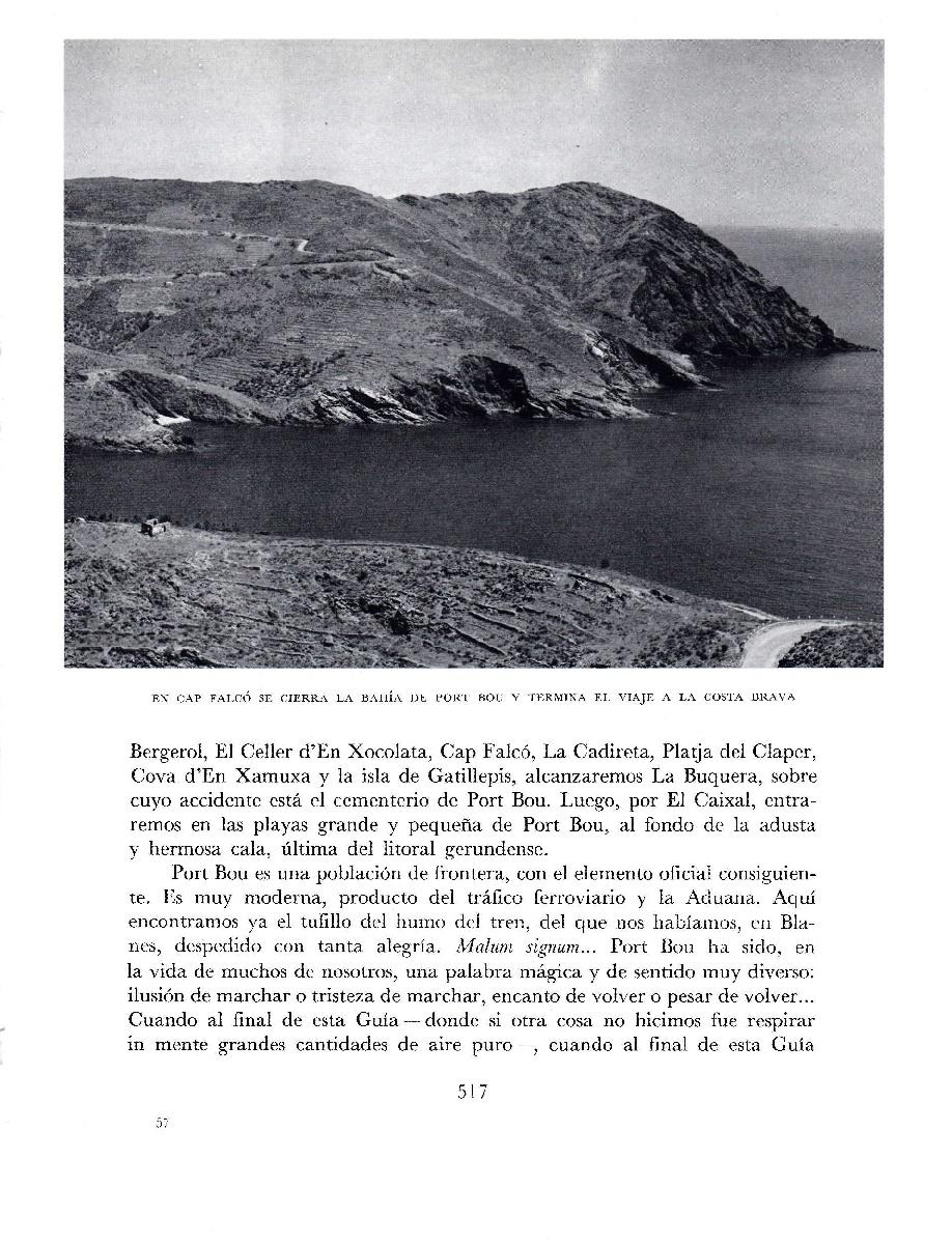 LAMINA 5861: Cap Falco en la bahia de Port Bou