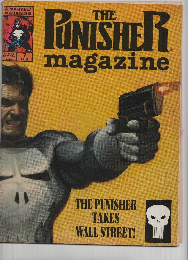 THE PUNISHER MAGAZINE, Volume 1, Numero 07: The Ghost of Wall Street (cubierta esta suelta)