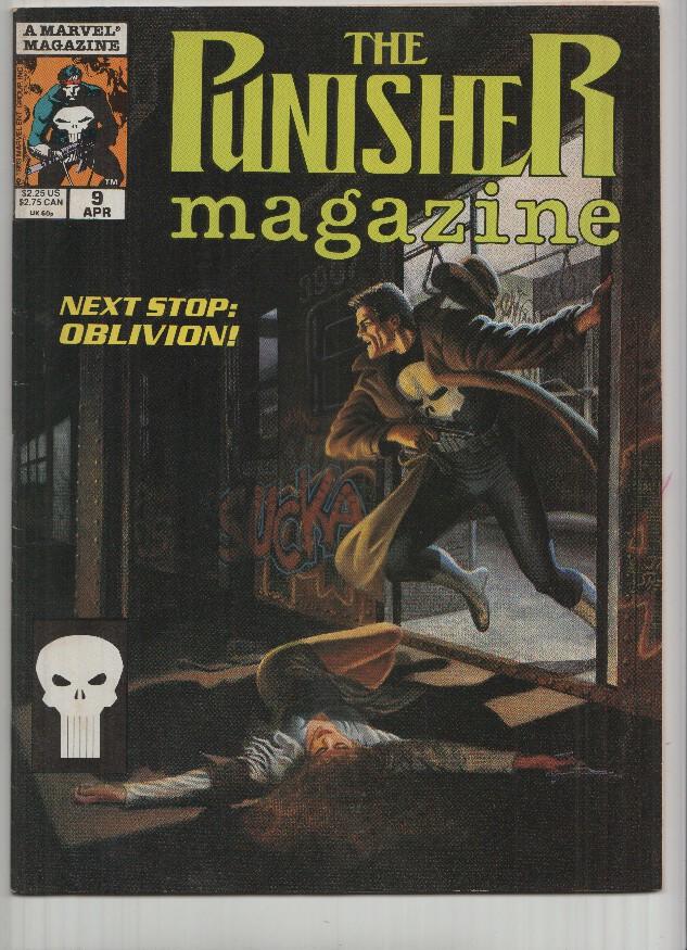 THE PUNISHER MAGAZINE, Volume 1, Numero 09: Castle Technique y Sacrifice Play (1990)