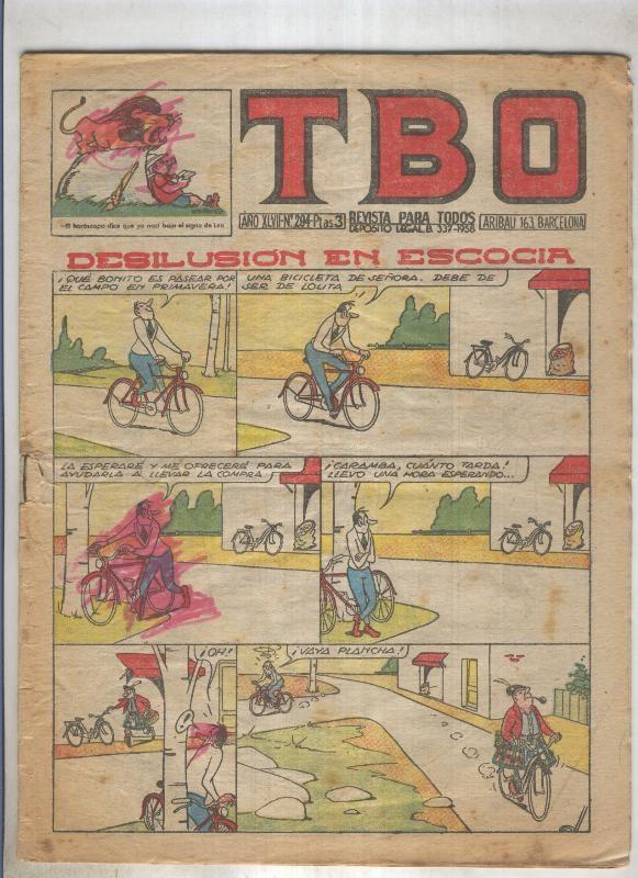 TBO numero 294: Desilusion en escocia (Coll), (numerado 1 en trasera)