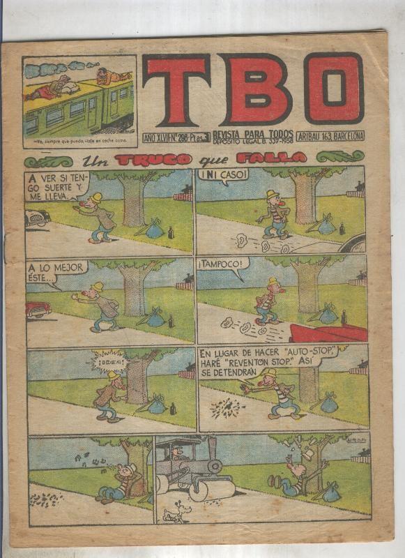 TBO numero 298: un truco que falla (Urda), (numerado 2 en trasera)