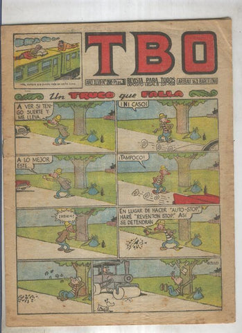 TBO numero 298: un truco que falla (Urda), (numerado 2 en trasera)