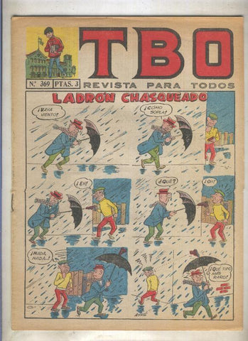 TBO numero 369: Ladron chasqueado (ayne), (numerado 3 en trasera)